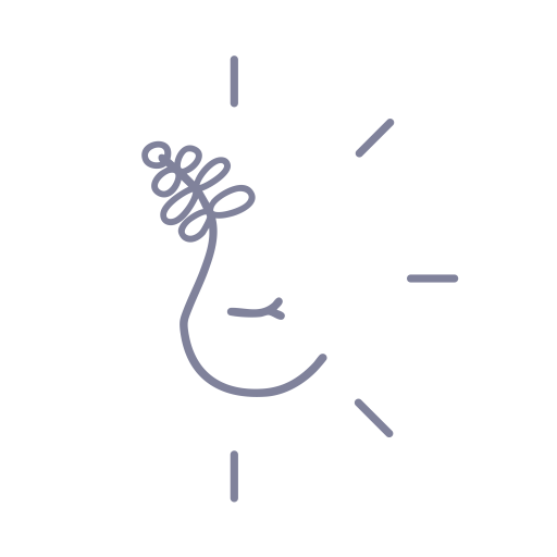 LOGO lucille mn naturopathe visio lyon minimaliste bleu