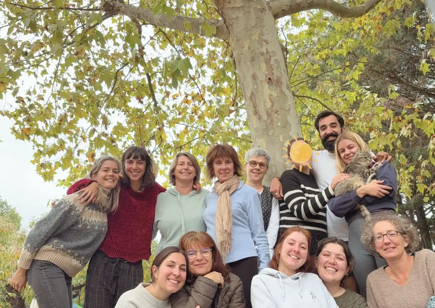 photo de groupe séjour bien etre